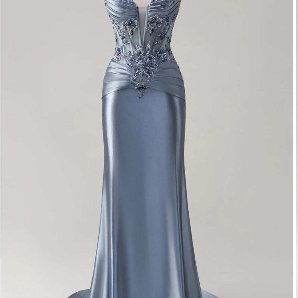 Elegant Blue Evening Gown